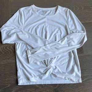 White Workout Long Sleeve